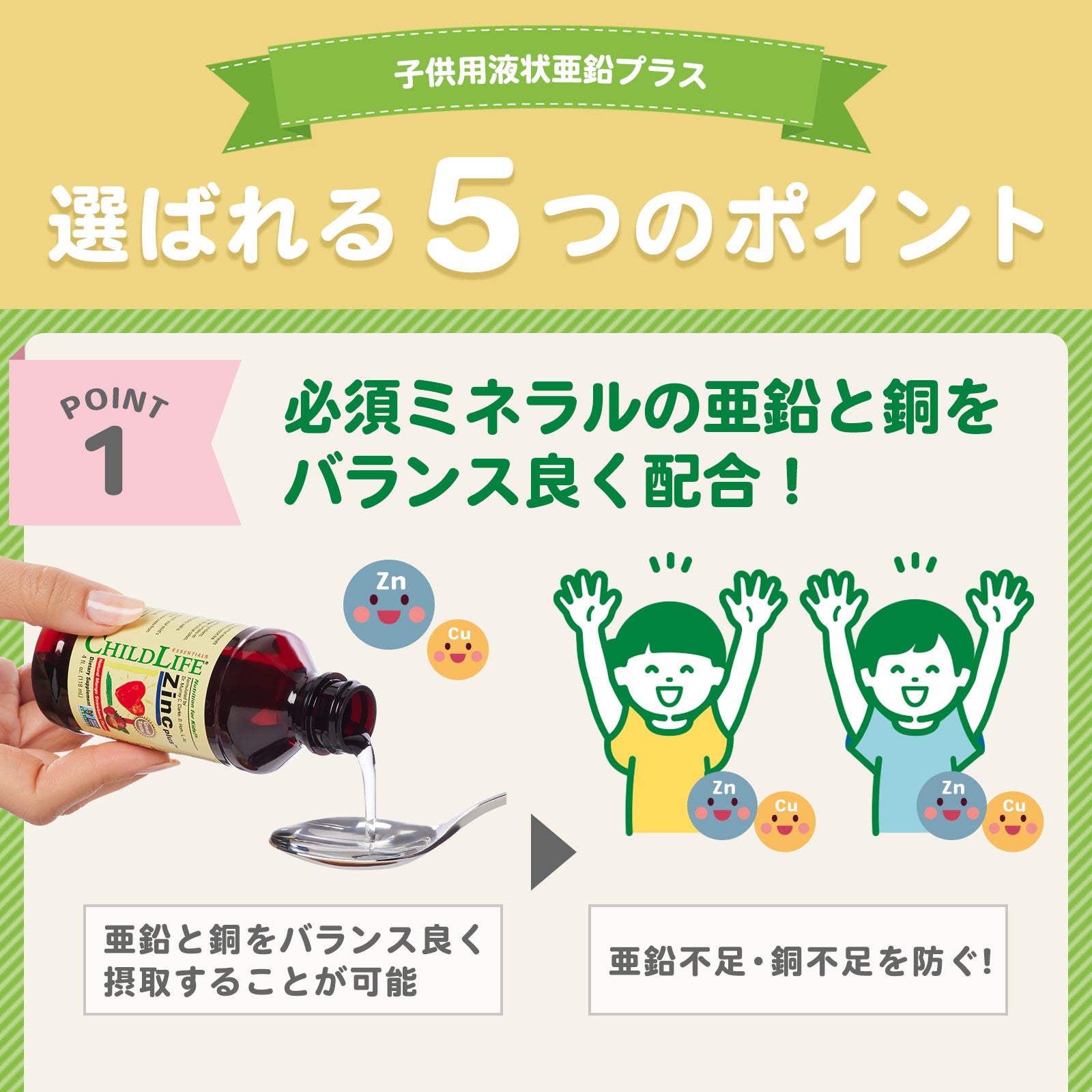 【子供用液状亜鉛プラス】118ml