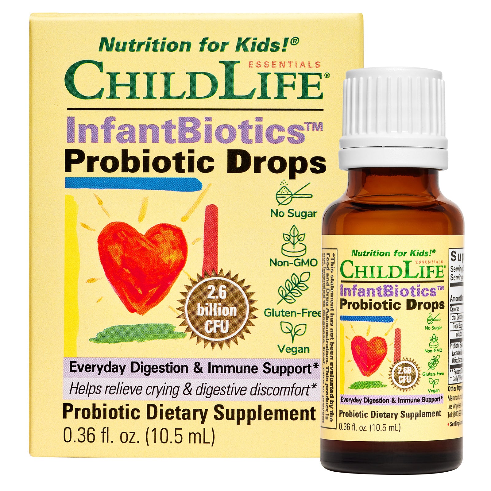【乳幼児用液状プロバイオティクス InfantBiotics 毎日スッキリ健康】10.5ml