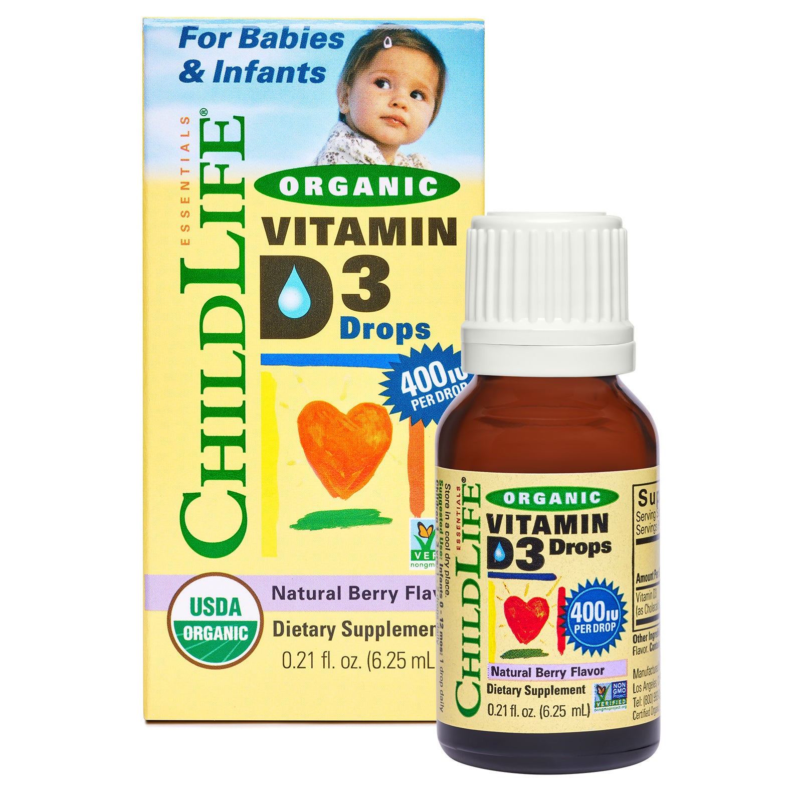 【子供用液状オーガニックビタミンD3】6.25ml