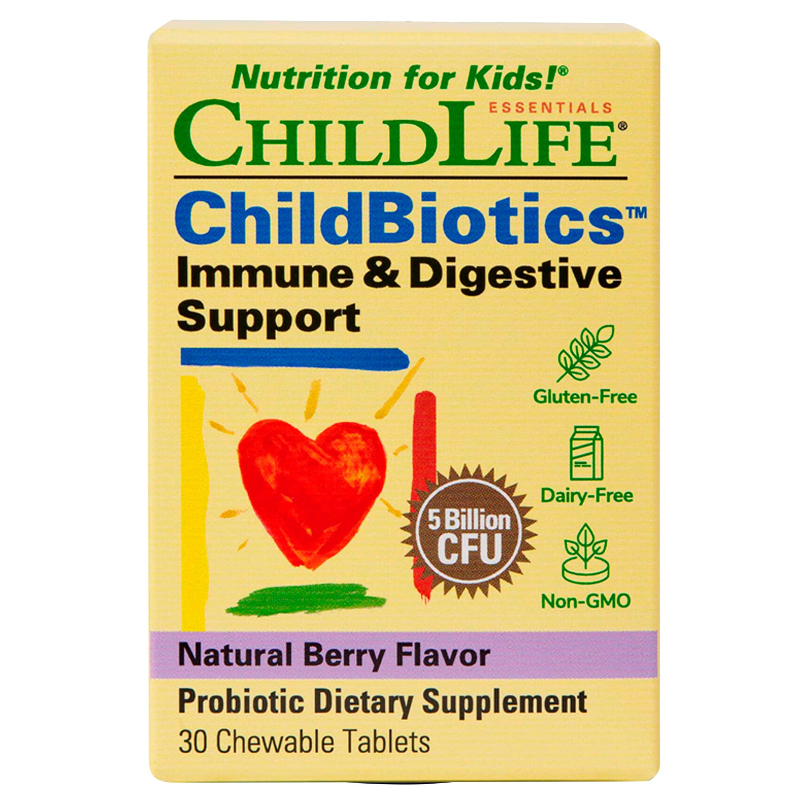 子供用プロバイオティクス ChildBiotics 毎日の元気とスッキリを応援 30タブレット